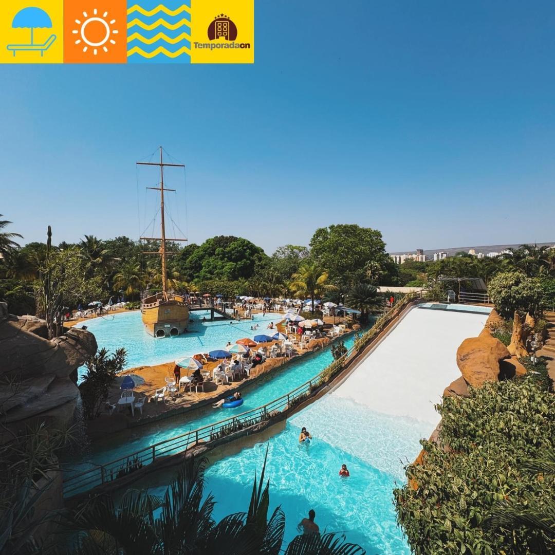 Piazza Diroma Com Acesso Ao Acqua Park - Temporda Cn L Aparthotel Caldas Novas